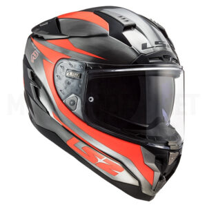 Casco Integral LS2 FF327 Cannon Jeans - naranja flúor