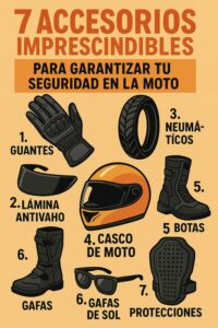 Lista de accesorios para moto (2) lista de accesorios para motos