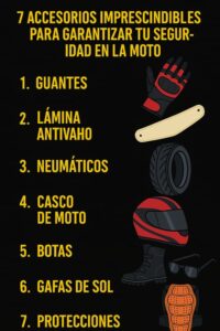 Lista de accesorios para moto (3) lista de accesorios para motos