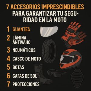 Lista de accesorios para moto lista de accesorios para motos