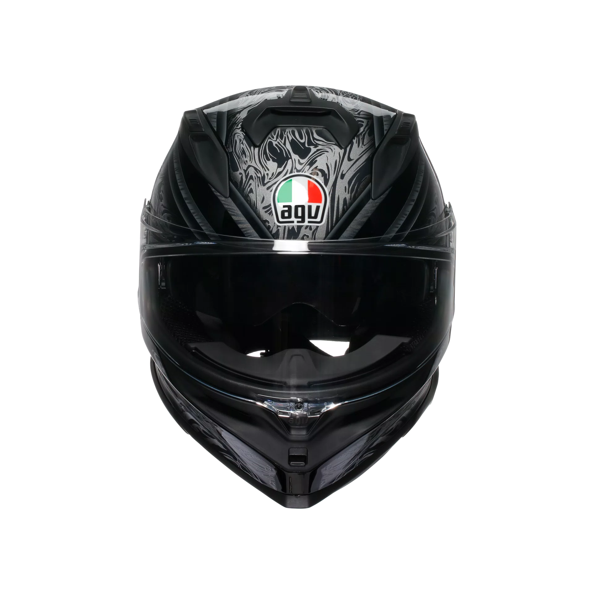 casco AGV K7 DAMASCUS BLACK/SILVER - Imagen 5