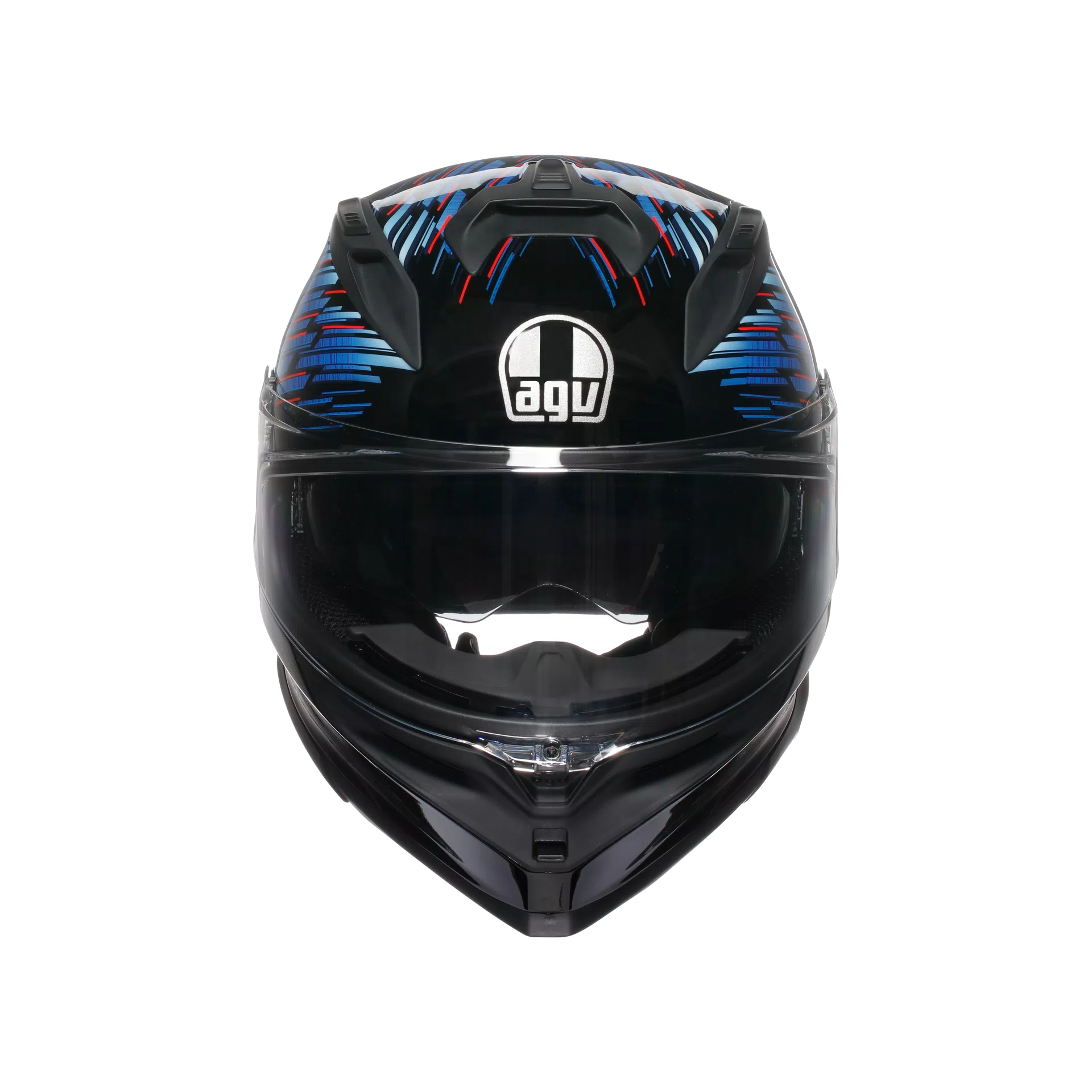 casco AGV K7 GENISYS MATT BLACK/BLUE/GREY - Imagen 3