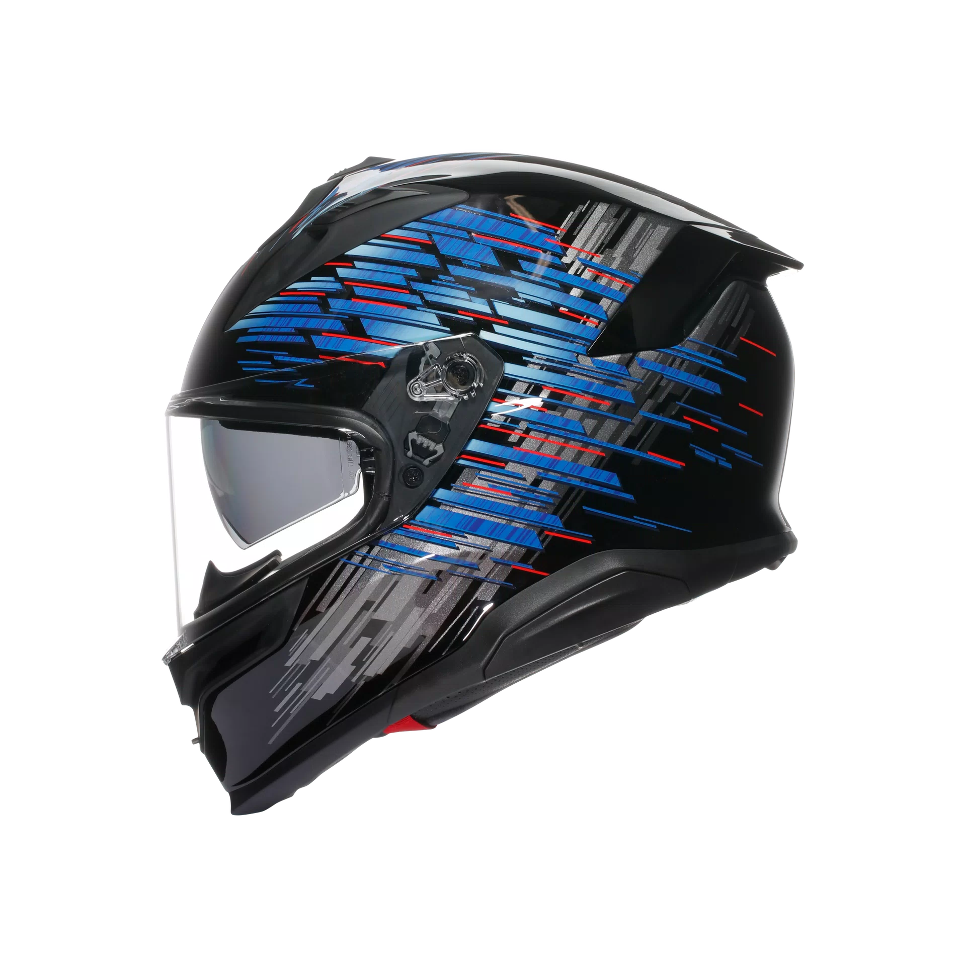 casco AGV K7 GENISYS MATT BLACK/BLUE/GREY - Imagen 4