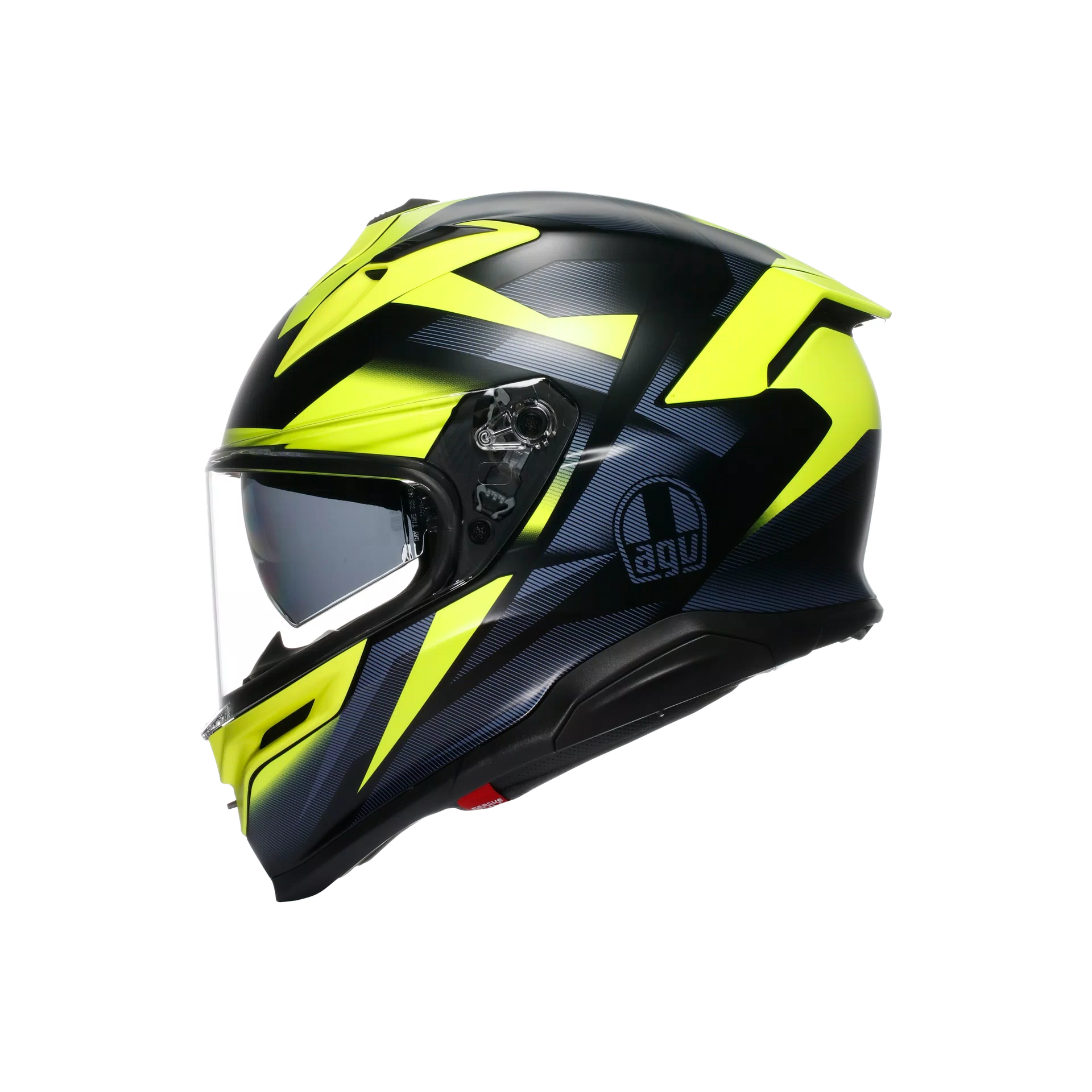 casco AGV K7 GLIMPSE MATT BLACK/YELLOW FLUO - Imagen 4