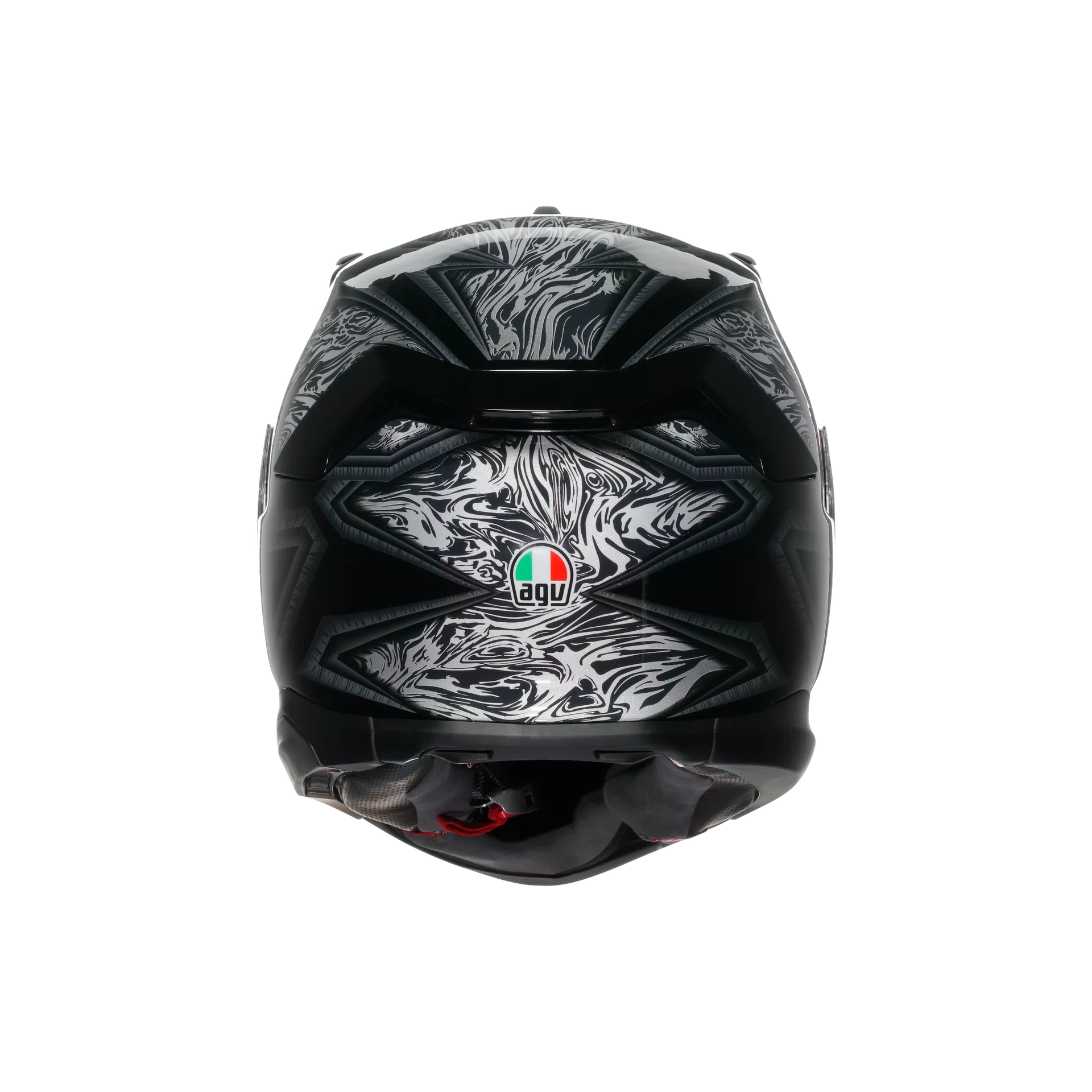 casco AGV K7 DAMASCUS BLACK/SILVER - Imagen 3