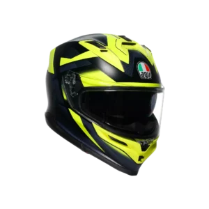 casco AGV K7 GLIMPSE MATT BLACK/YELLOW FLUO