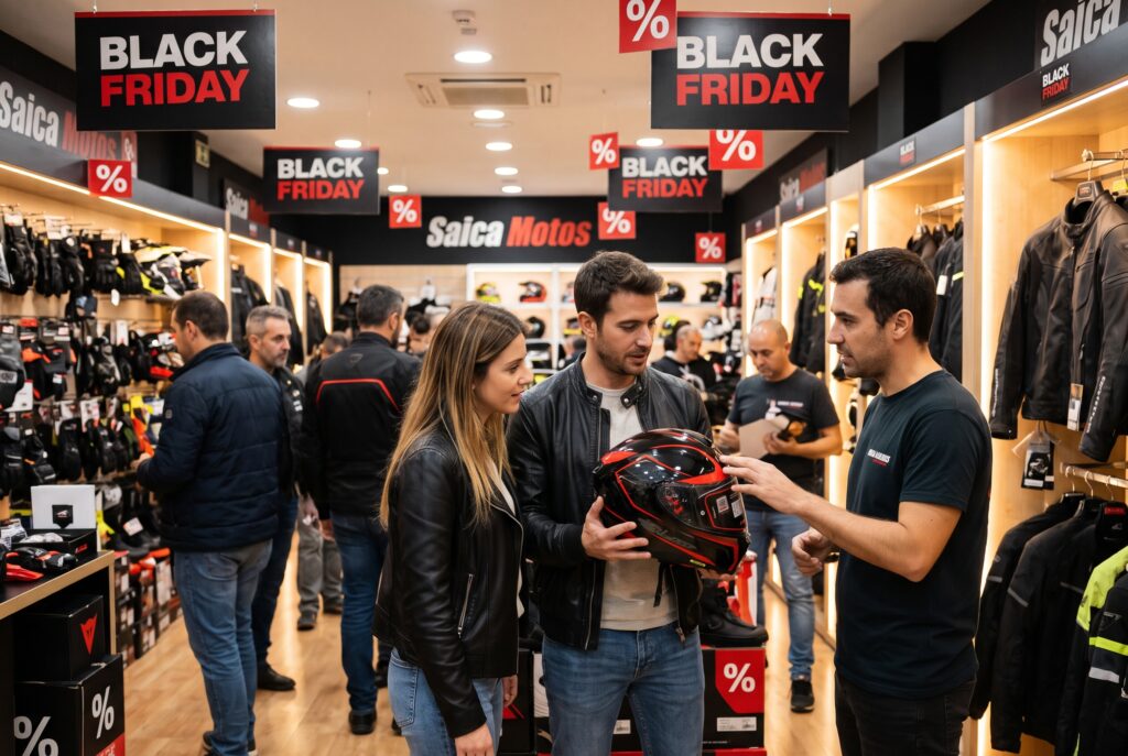 black friday en saica motos